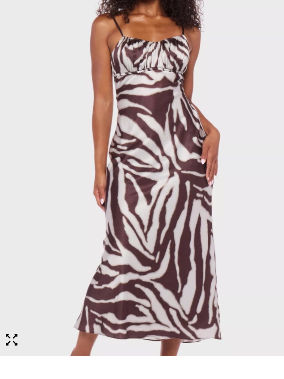 NWT Alex & Sophia Printed Satin Sleeveless Dress Size XS